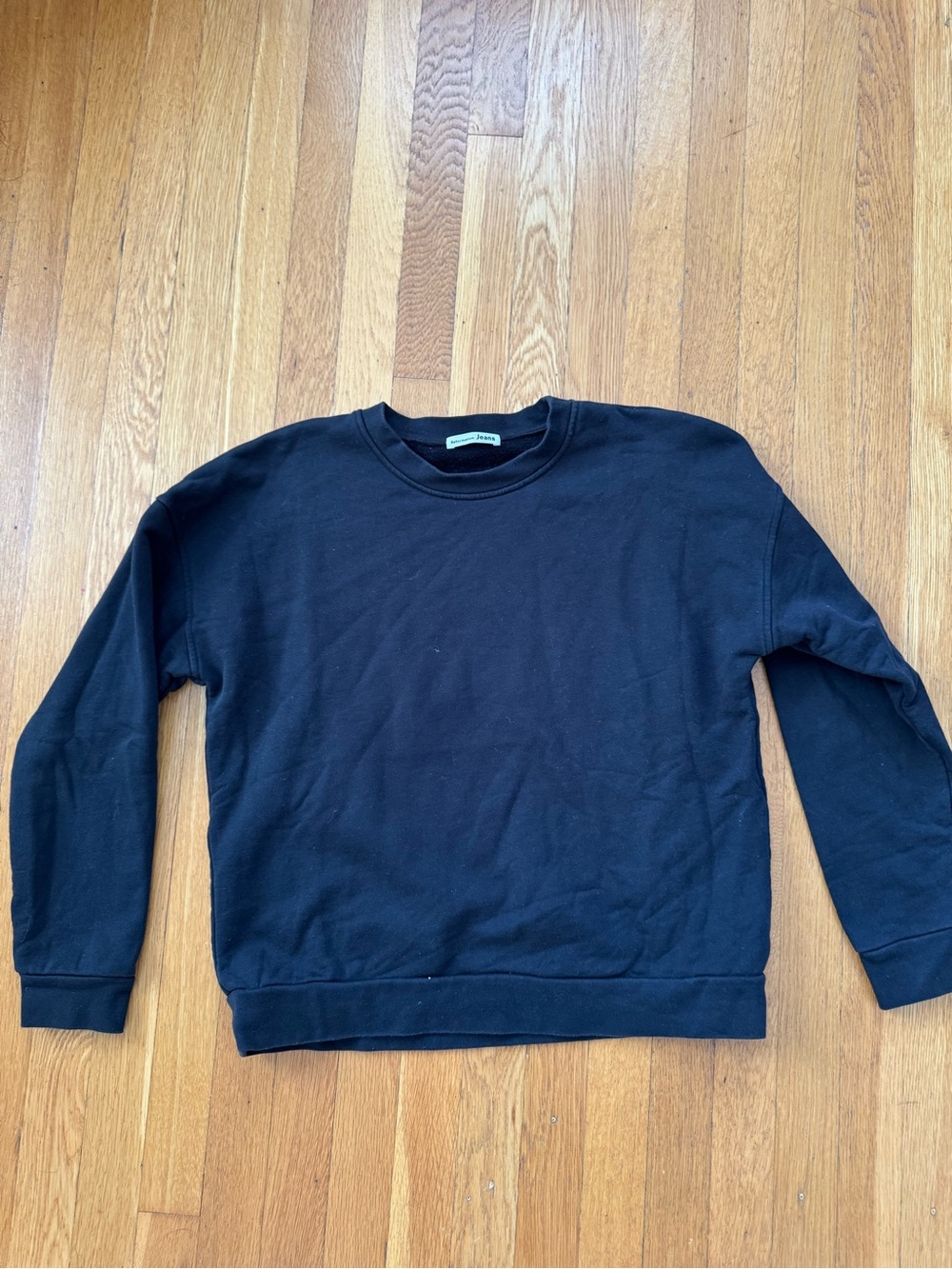 Reformation Women’s Black Crewneck Sweatshirt
